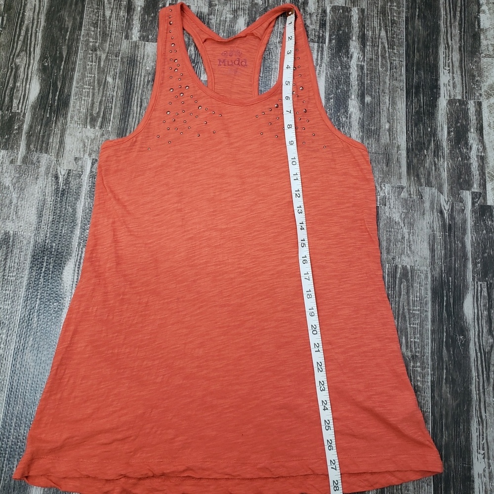 ⭐Mudd Orange Burnout Racerback Tank - Picture 5 of 8